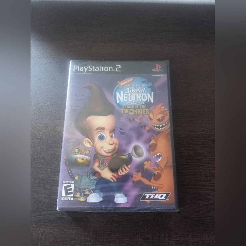 Jimmy Neutron Boy Genius Attack Of The Twonkies Playstation 2 New Factory Sealed